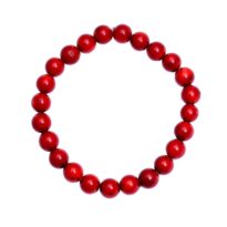 Koral červený náramok