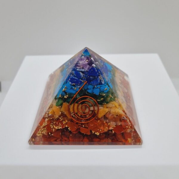 Orgonit pyramída čakrová