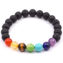 Čakrový náramok láva