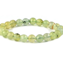 Prehnit fazetovaný náramok