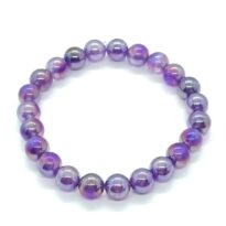 Ametyst Aura náramok