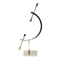 Kovový stojan na srdce/guľu strieborný