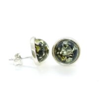 Jantár náušnice napichovacie