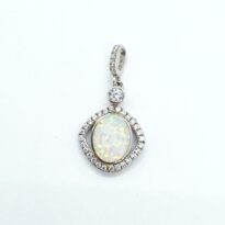 Opál prívesok striebro AG 925