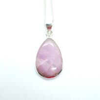 Kunzit prívesok striebro AG 925