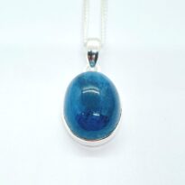 Akvamarín prívesok striebro AG 925