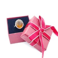 Darčeková krabička na náušnice alebo prsteň