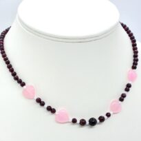 Granát, Ruženín srdiečka, Krištáľ