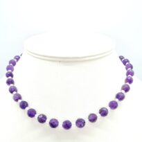 Ametyst fazetovaný s krištáľom