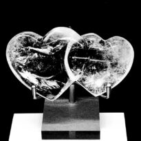 Krištáľ dvojité srdce Madagaskar