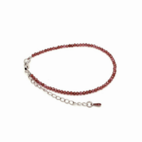 Granát náramok fazetovaný