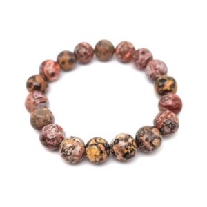 Jaspis leopardí pánsky náramok