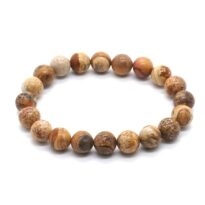 Jaspis obrázkový pánsky náramok