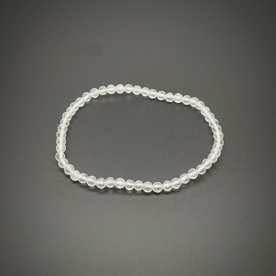 Krištáľ náramok fazetovaný 3 mm