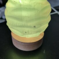 Selenitová guľa s LED nasvietením
