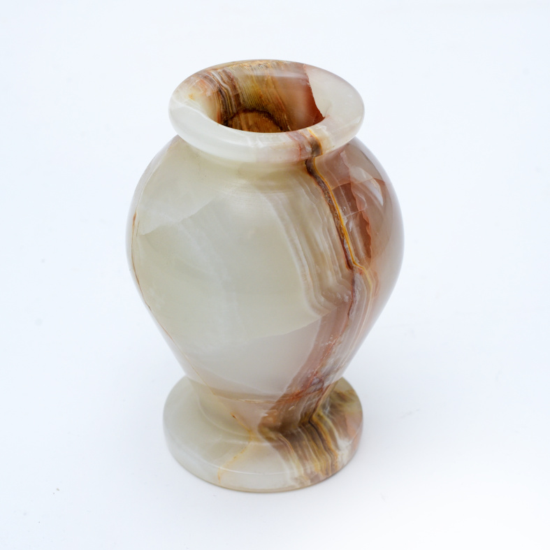 Váza z pakistanského ónyxu 4x6