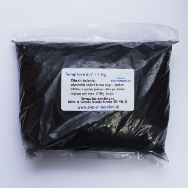 Šungitová drť 1kg